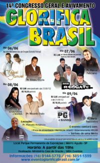 Evento Glorifica Brasil 2012 - Pr Marco Feliciano - Damares e mais